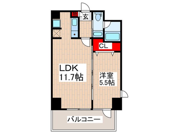 ＴＯＲＩＫＯＥ　ＴＵＲＲＩＳの物件間取画像